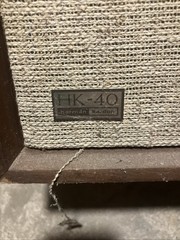 Harman Kardon HK-40 Vintage Floor Standing Speakers Pair