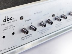 DBX MODEL DBXII 122 ORIGINAL 1970’s WORKS TESTED Silver Face Wood Case Vintage