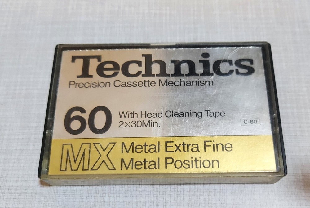 📌 VTG RARE Technics RT-60MX Metal Cassette Tape # Japan