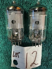 2 NEC 6267 EF86 Akai Roberts Fisher Quad amplifier receiver preamplifier tubes