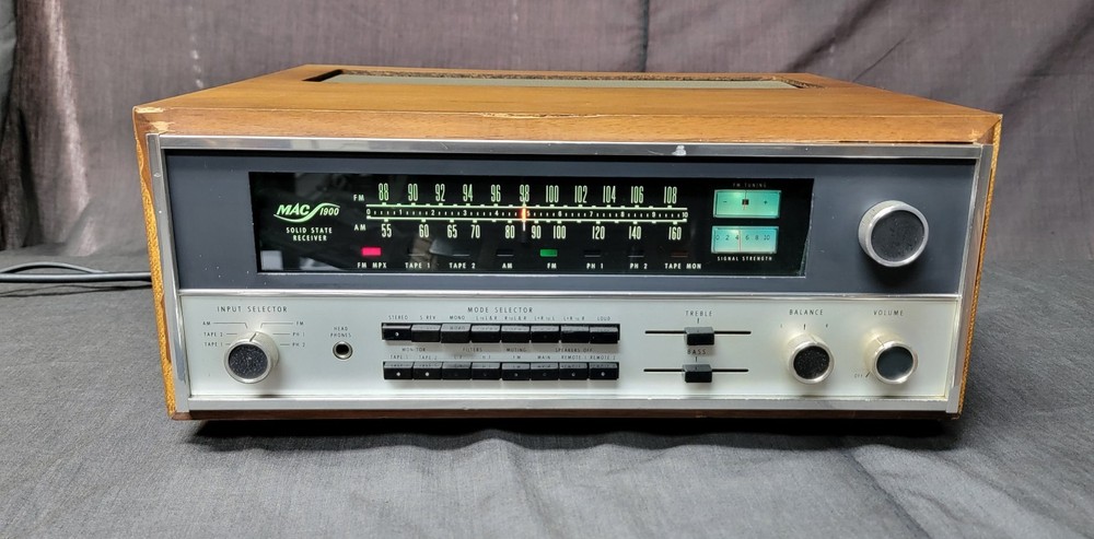 Mcintosh MAC 1900 55-Watt Stereo Solid State Receiver
