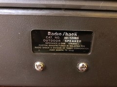 Pair Of New 1993 Radio Shack Indoor/Outdoor Mounted Speakers Cat. No. 40-1248B