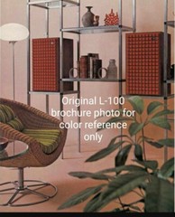 Retro Green.. ‘Sculptured Air’ Foam Grill Inserts..JBL L-100 Century Speakers