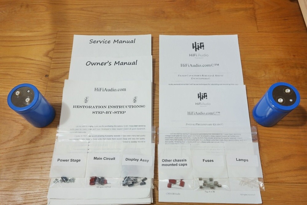 Phase Linear 700B amplifier rebuild restoration recap service kit fix repair