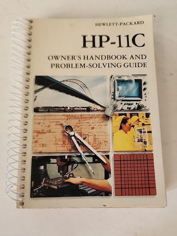Vintage HP-11C Owner’s Habdbook And Problem Solving Nov. 1982 Edition