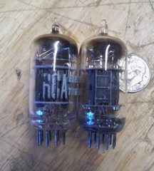 Vintage NOS/NIB (2) Pair RCA, GE 5814A (RCA) 3 MICA Tubes