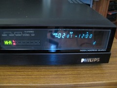 Philips (Panasonic) VPH733TS01 Super SVHS VCR Tested Great Working NO REMOTE