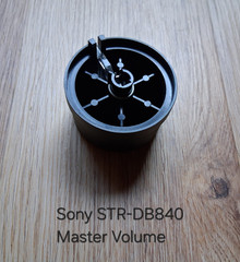 Sony Master Volume Knob for STR-DB840 AV Stereo Receiver Replacement