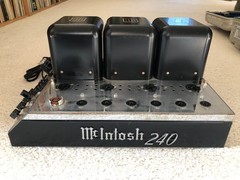 McIntosh MC-240 Vintage Stereo Tube Power Amplifier (Original Condition)