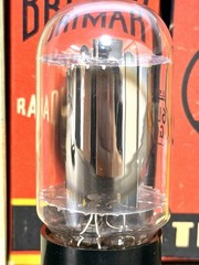 NOS RCA Blackplate 6L6GC TV7 Tested 45/25 @ 43 Milliamps Plate Current In Box