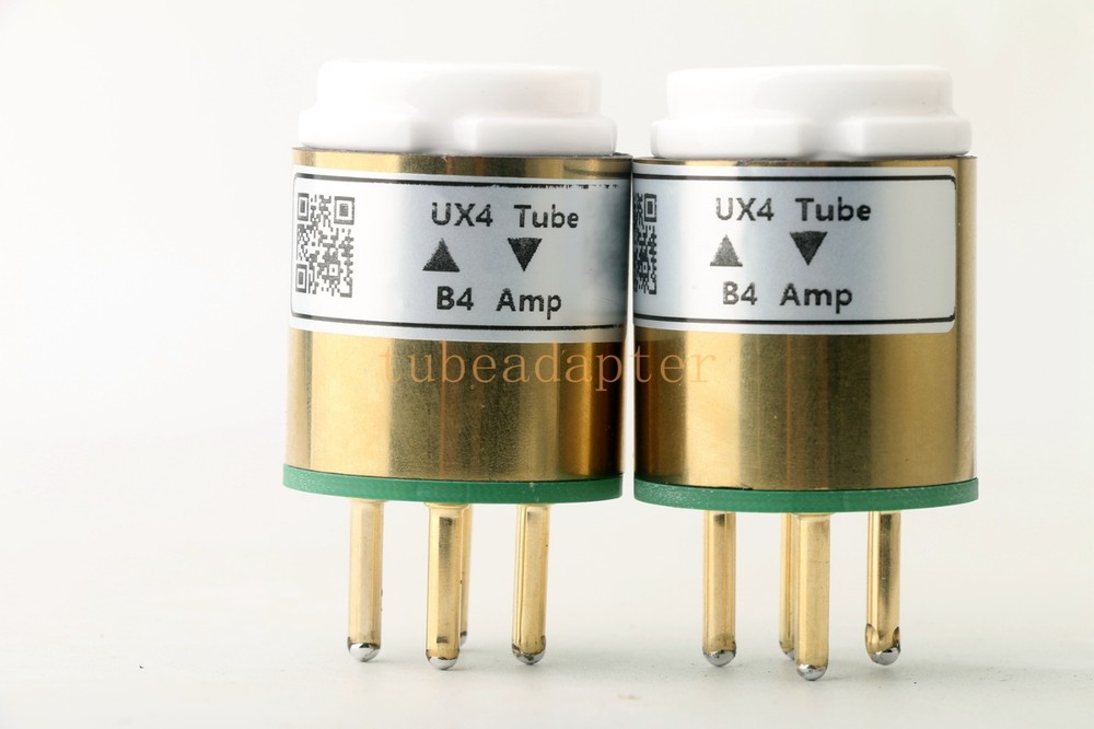 One B4 PX25 (amp socket) to UX4 KR PX25 tube converter adapter For KR audio tube