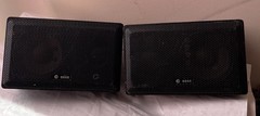 Pair of VTG 80’s COUSTIC Model CS8866 2-Way Speakers 100W Max Indoor/Outdoor