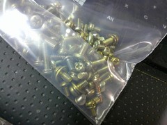PIONEER RT 707 SOME SCREWS LOT # 9