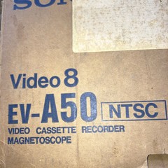 SONY VIDEO 8 EVA50 NTSC CASSETTE RECORDER G2U