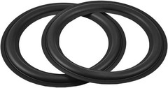 2pcs 8″ Speaker Rubber Perforated Subwoofer Surround Rings US
