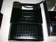 Vintage GE Portable Cassette Tape Recorder Attention Collectors Model 3-5120