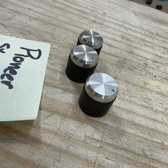 Pioneer SX-700T Receiver Parts – Knobs Power Volume Mode Speaker – Set Of 3