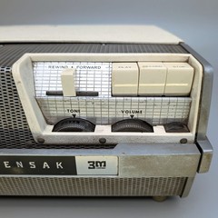 Wollensak 3M T-1515 Stereo Reel to Reel Tape Recorder+Mic Parts/Repair 📻