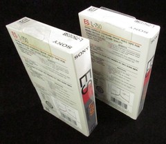 Lot of 2 NEW Sealed SONY ES L-750 DYNAMICRON Blank Beta BETAMAX Recording TAPES