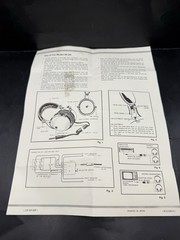 Vintage Pioneer SE-50 2-Way Headphones With Case And Instruction Manual