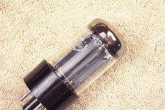 One, Mullard 5AR4 GZ34, fat base, dual getter, f31, Great Britain, 5AR4 GZ34