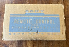 Sony TC-777 Reel-to-Reel Remote Control- super rare w/ box! Remote ONLY!!