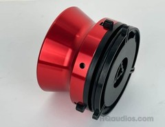 Aluminum NAB Hub Adapter Red Single Unit for Reel-to-Reel Deck –1-Year Warranty