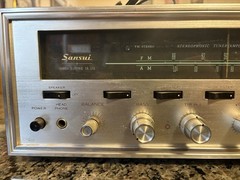 Sansui 1000A Vintage Vacuum Tubes AM/FM Receiver 2 Channels 40 Watts – See Video