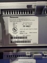 Panasonic PV-V4621 VCR with Remote – Lot of 2 – Both Played Tape