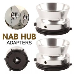 Pair Professional NAB Hub Adapters 10Inch Opener For Reel To Reel Tape Recorders