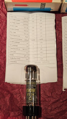 RARE Matched Quad (4) Siemens RFT EL34/6CA7 Tube Amplitrex AT-1000 Tested