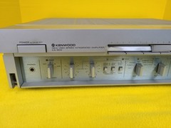 KENWOOD KA-900 AMPLIFIER (1980) Tested and Works Silver Vintage Please Read