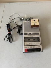 Vintage Realistic CTR-70 AC/Battery Cassette Recorder Tested W/Adapter