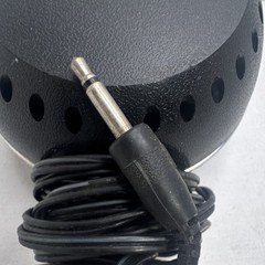Sparkomatic Orb Black Spherical Wired Speaker 1.0Ch 3.5mm Jack For Parts