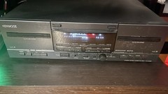 Hitachi SR-604 Receiver, Kenwood KX-W4060 Deck, Polk Audio Speakers