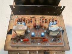 1960s Magnavox transistorized amplifier chassis Tube Amp Untested