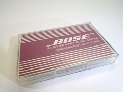 Vtg Bose Acoustic Wave Music System Demo Cassette Tape 1990 stereo sound levels