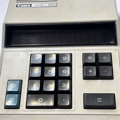 Vintage 1970s Canon Canola L100A Desktop Calculator, Great Working Condition!