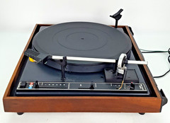 Vintage BIC 940 Belt Drive Turntable W/Soft Cover & Manual in Working Condition