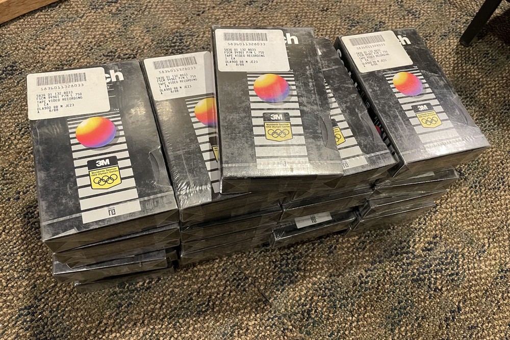 Scotch EG L750 blank Beta 25 tape lot (new)