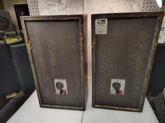 OHM Electrodynamic Model E speakers, one pair