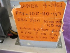VINTAGE UNIT WITH DYNACO CAPACITOR / TRANSFORMERS—UNTESTED-FOR PARTS