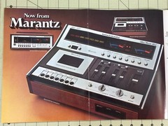 1975 Marantz 5420 5120 Cassette Deck Fold-Out 2-Page Color Magazine Ad