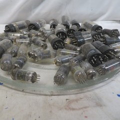 Lot of VTG Vacuum Tubes GE Tung-Sol Raytheon Radio Amp Valves Bulk – for Parts