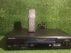 Panasonic VHS VCR Player + Remote
