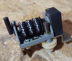 Original 1970’s PANASONIC Roller TAPE COUNTER w/BELT & Mounting SCREW