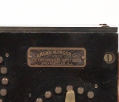 1914 Adams Morgan 7729 Navy Type Loose Coupler * Uncommon Spark Era Radio Tuner