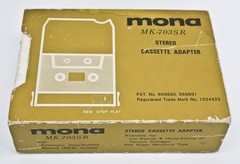 Vintage Mona MK-703SR 8 Track Player Stereo Cassette Adapter “Rew Stop Play”