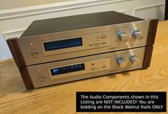 3 SETS! Black Walnut Rails Pioneer RG-2 RG-60 RG-70 RG-9 SR-303 SR-60 SR-70 SR-9