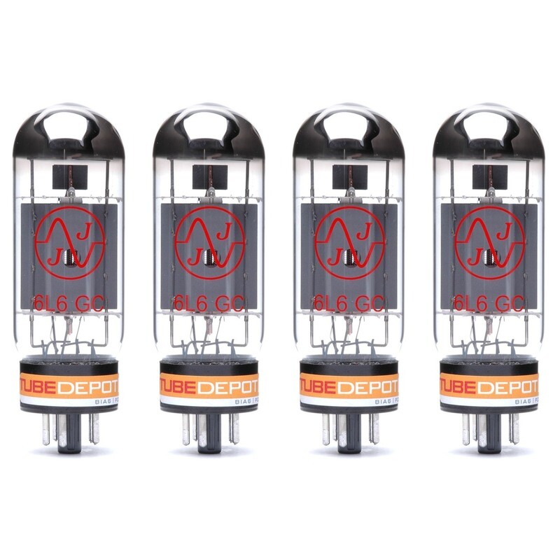 Quad of JJ 6L6GC Power Vacuum Tube